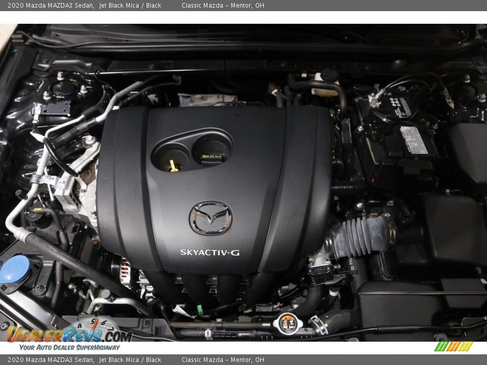 2020 Mazda MAZDA3 Sedan Jet Black Mica / Black Photo #23