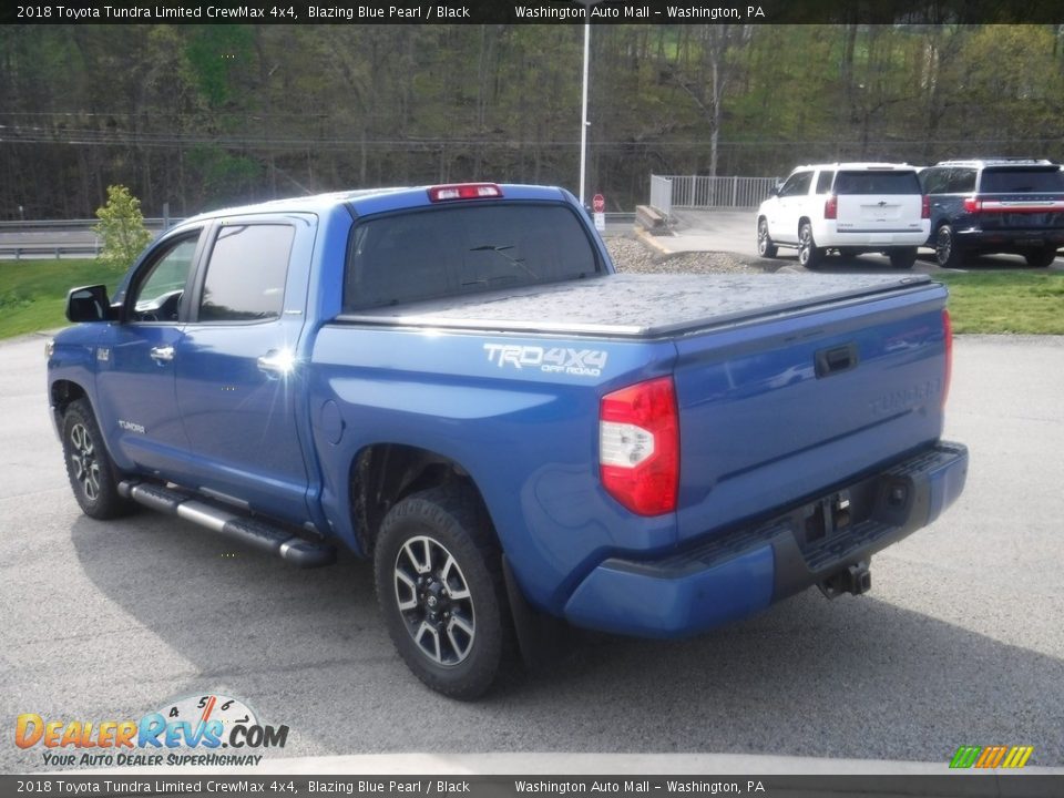 Blazing Blue Pearl 2018 Toyota Tundra Limited CrewMax 4x4 Photo #18