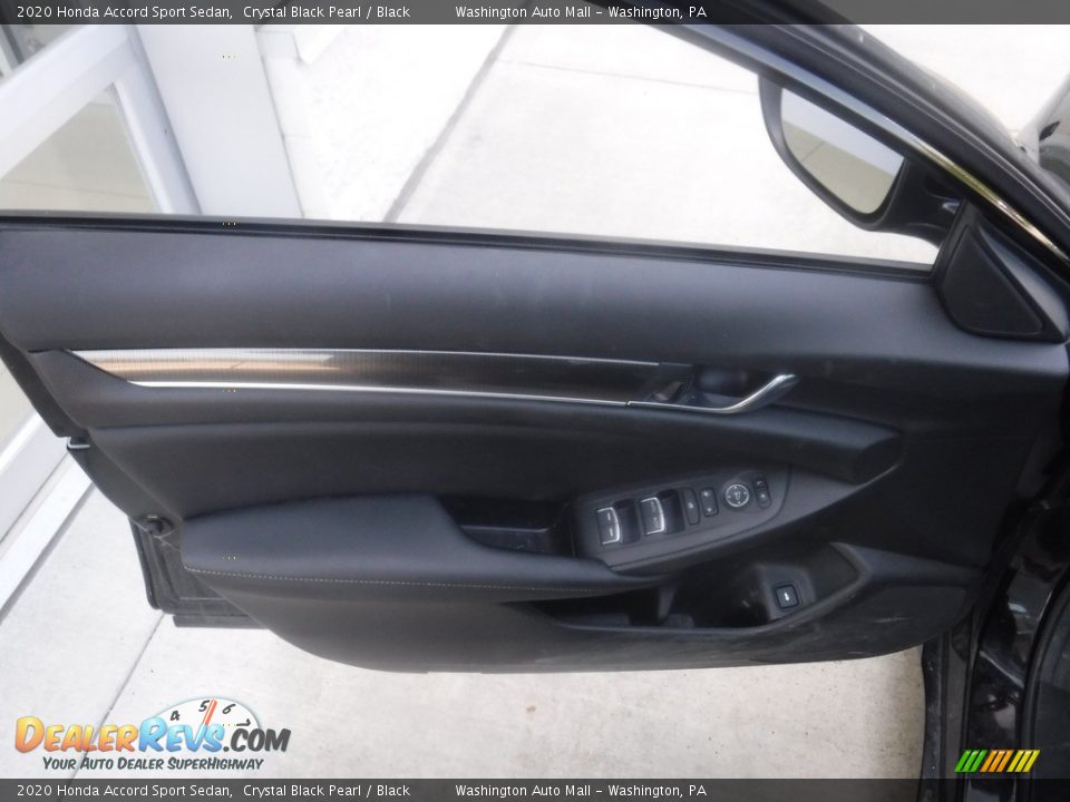 2020 Honda Accord Sport Sedan Crystal Black Pearl / Black Photo #9