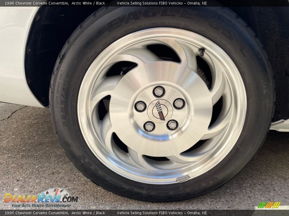 1996 Chevrolet Corvette Convertible Arctic White / Black Photo #12