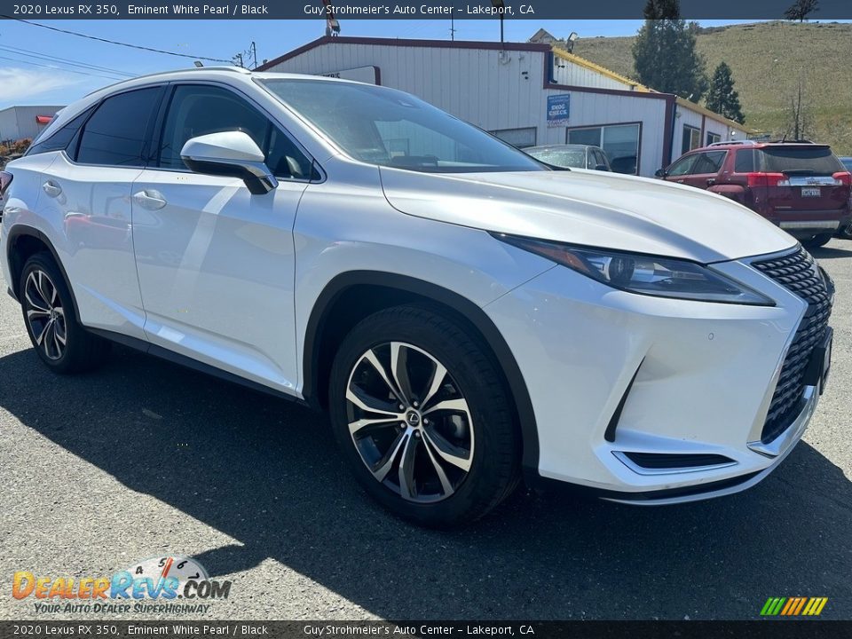 2020 Lexus RX 350 Eminent White Pearl / Black Photo #1