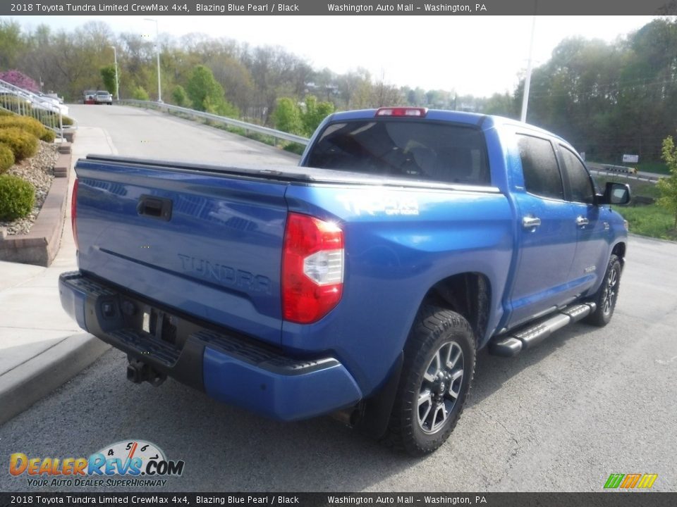 2018 Toyota Tundra Limited CrewMax 4x4 Blazing Blue Pearl / Black Photo #20