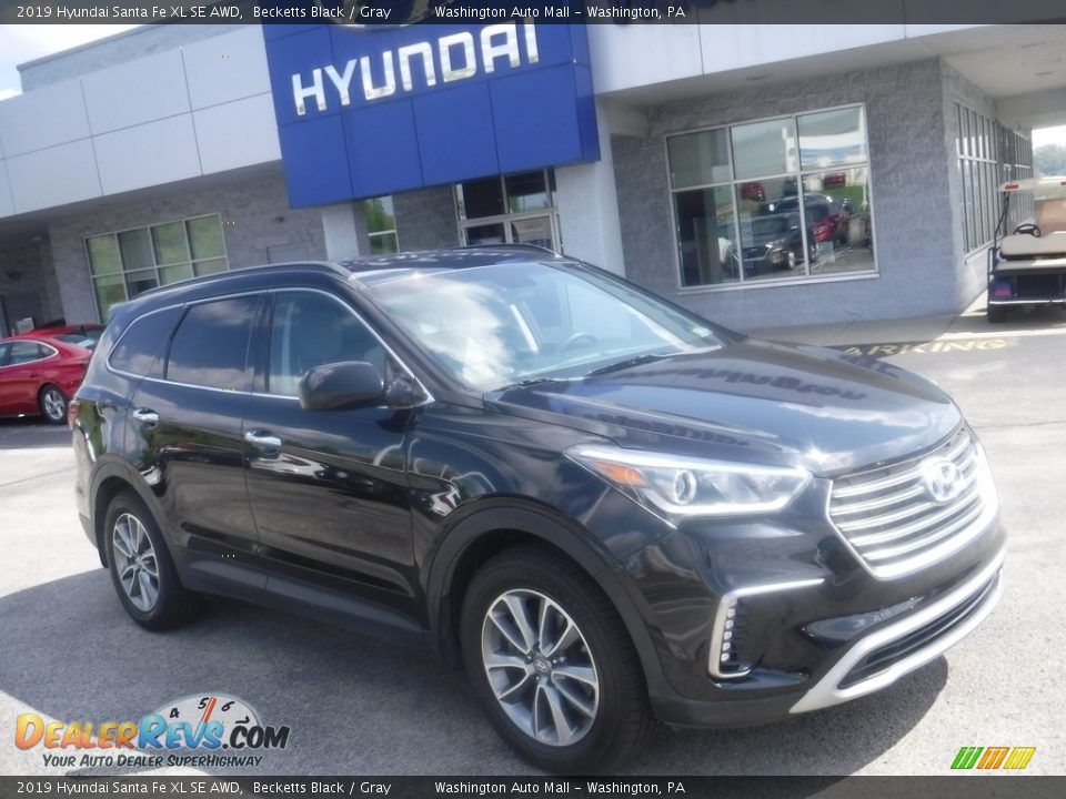 2019 Hyundai Santa Fe XL SE AWD Becketts Black / Gray Photo #1