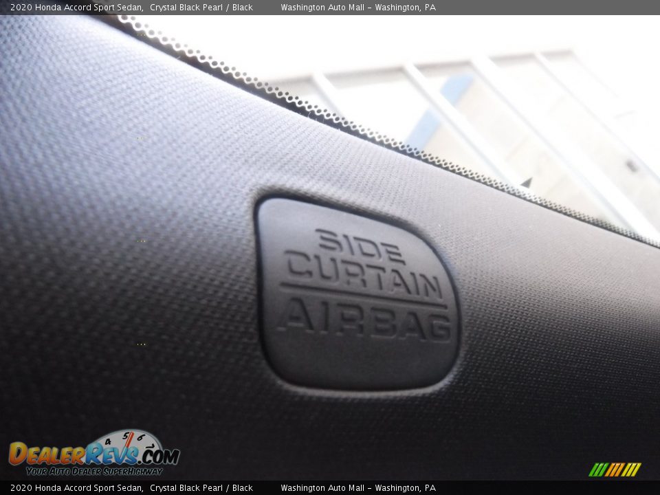 2020 Honda Accord Sport Sedan Crystal Black Pearl / Black Photo #14