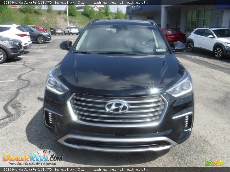 2019 Hyundai Santa Fe XL SE AWD Becketts Black / Gray Photo #4