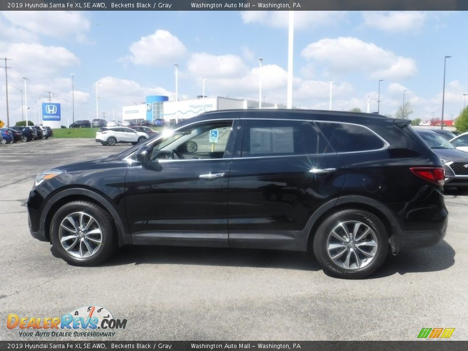 2019 Hyundai Santa Fe XL SE AWD Becketts Black / Gray Photo #6