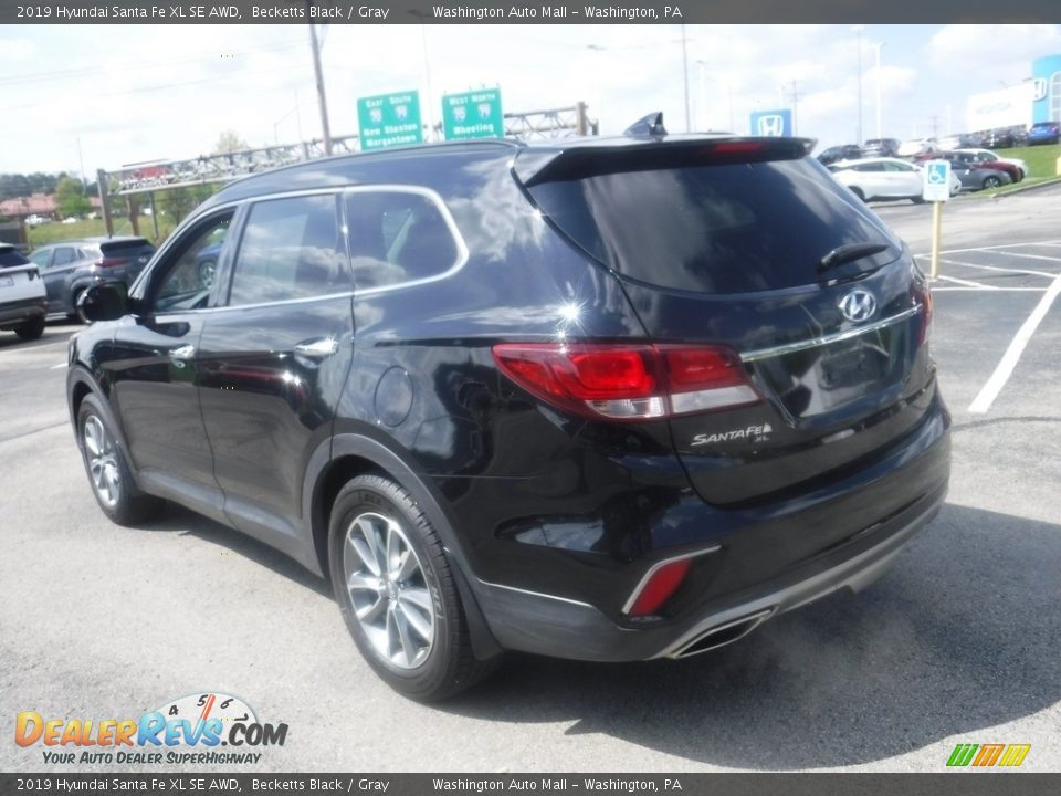 2019 Hyundai Santa Fe XL SE AWD Becketts Black / Gray Photo #7