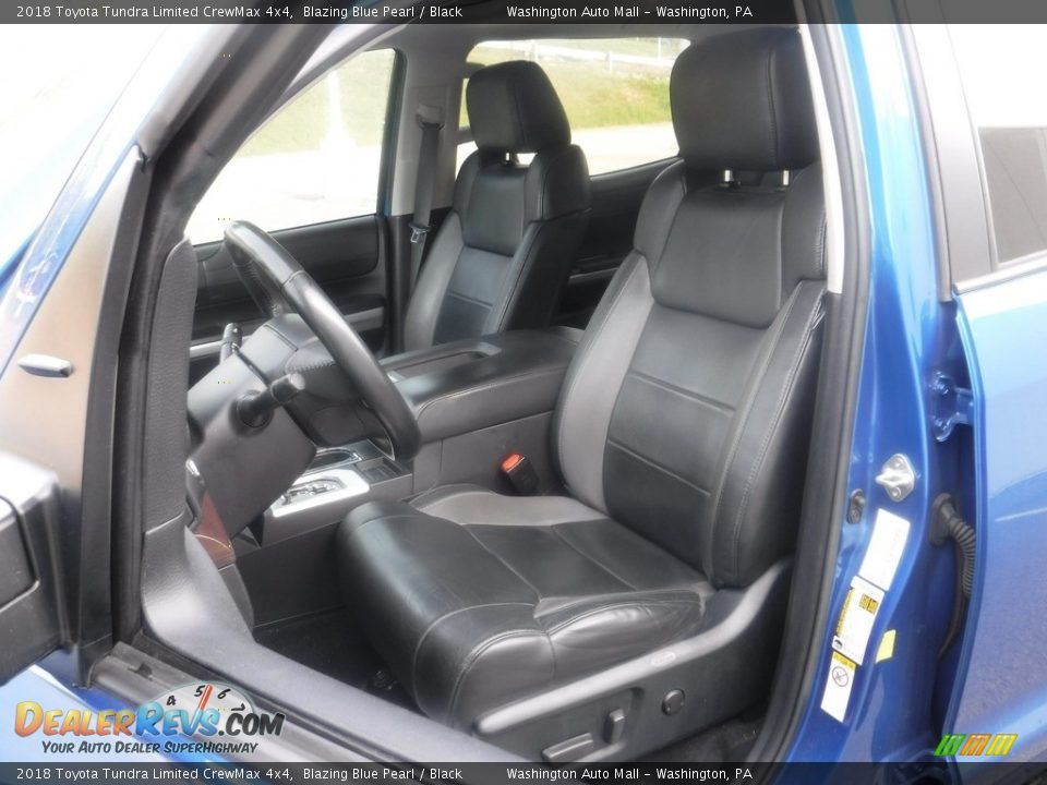Black Interior - 2018 Toyota Tundra Limited CrewMax 4x4 Photo #28