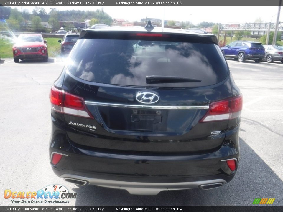 2019 Hyundai Santa Fe XL SE AWD Becketts Black / Gray Photo #8