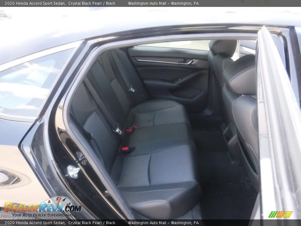 2020 Honda Accord Sport Sedan Crystal Black Pearl / Black Photo #24