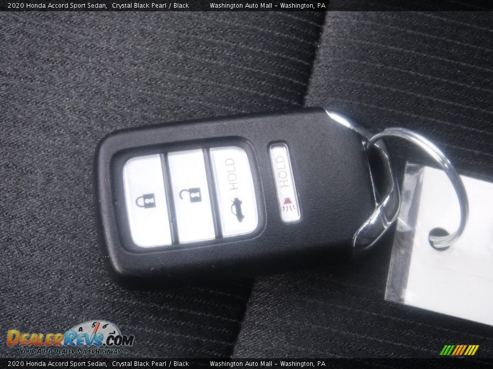 2020 Honda Accord Sport Sedan Crystal Black Pearl / Black Photo #25