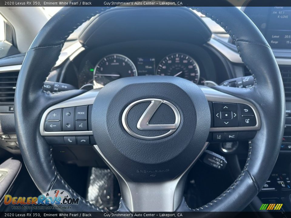 2020 Lexus RX 350 Eminent White Pearl / Black Photo #9