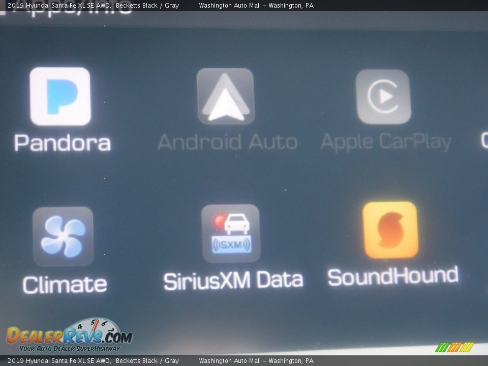 2019 Hyundai Santa Fe XL SE AWD Becketts Black / Gray Photo #19