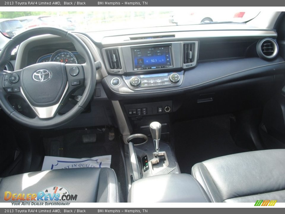 2013 Toyota RAV4 Limited AWD Black / Black Photo #9