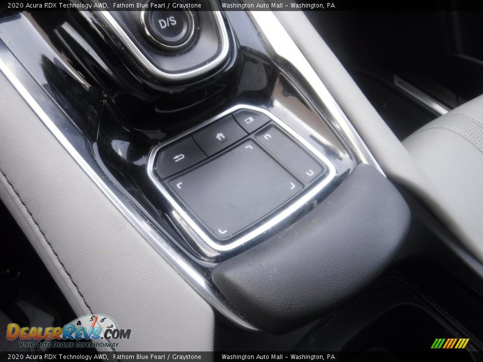 2020 Acura RDX Technology AWD Fathom Blue Pearl / Graystone Photo #20