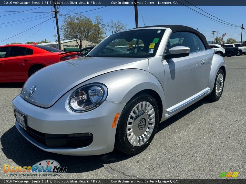 2016 Volkswagen Beetle 1.8T S Moonrock Silver Metallic / Black Photo #3