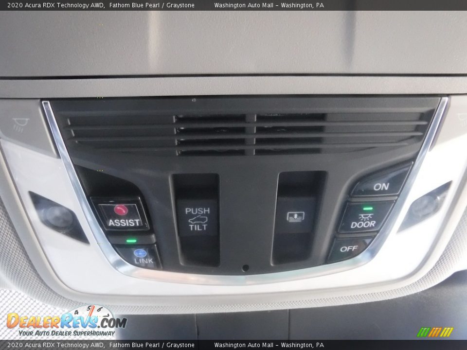 2020 Acura RDX Technology AWD Fathom Blue Pearl / Graystone Photo #26