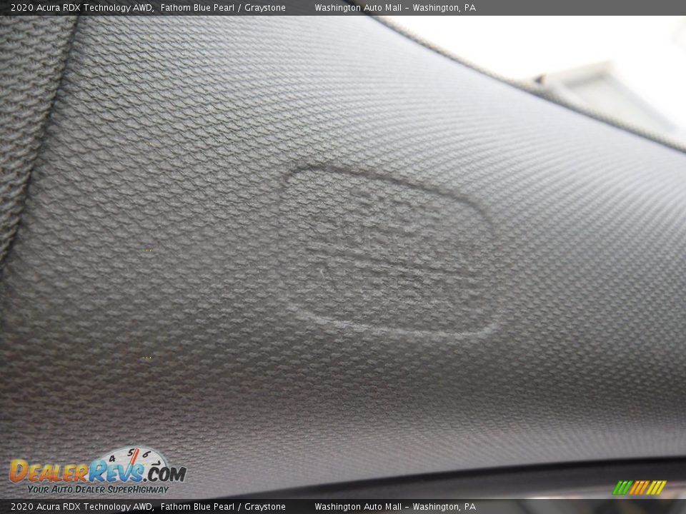 2020 Acura RDX Technology AWD Fathom Blue Pearl / Graystone Photo #30
