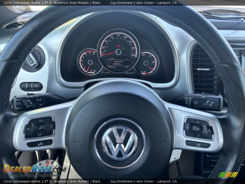 2016 Volkswagen Beetle 1.8T S Moonrock Silver Metallic / Black Photo #8