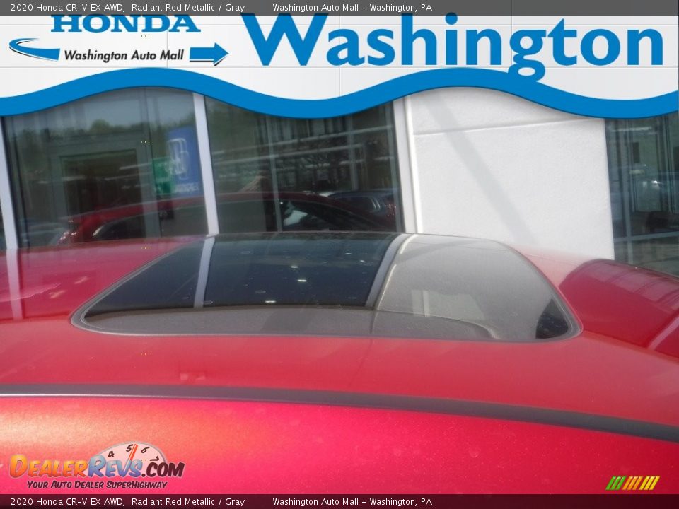 2020 Honda CR-V EX AWD Radiant Red Metallic / Gray Photo #3