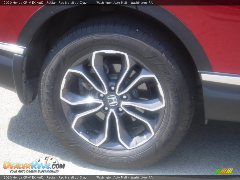 2020 Honda CR-V EX AWD Radiant Red Metallic / Gray Photo #4