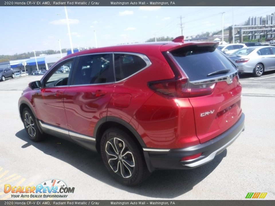 2020 Honda CR-V EX AWD Radiant Red Metallic / Gray Photo #8
