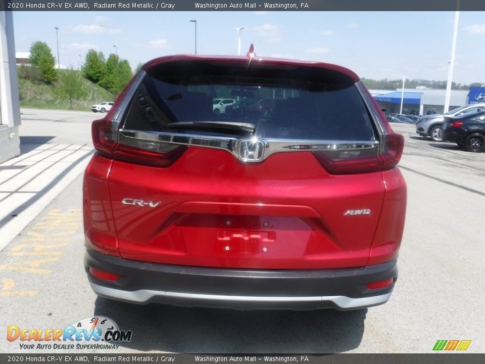 2020 Honda CR-V EX AWD Radiant Red Metallic / Gray Photo #9