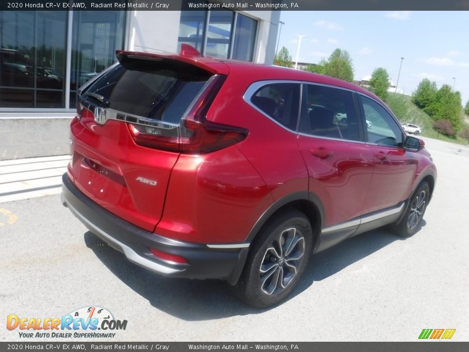 2020 Honda CR-V EX AWD Radiant Red Metallic / Gray Photo #10