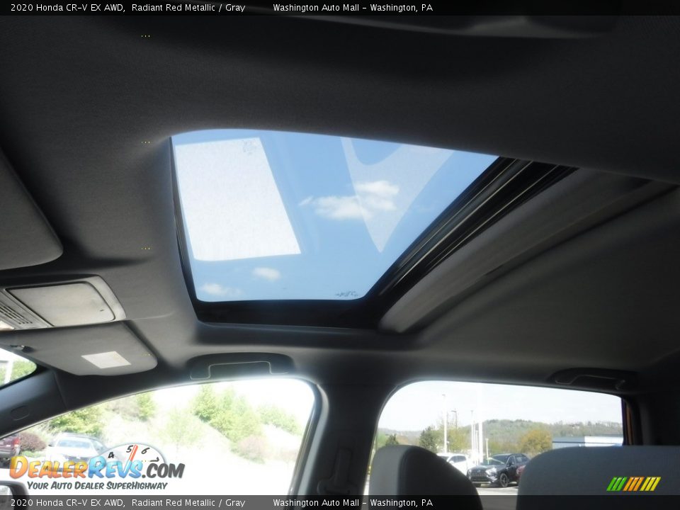 2020 Honda CR-V EX AWD Radiant Red Metallic / Gray Photo #12