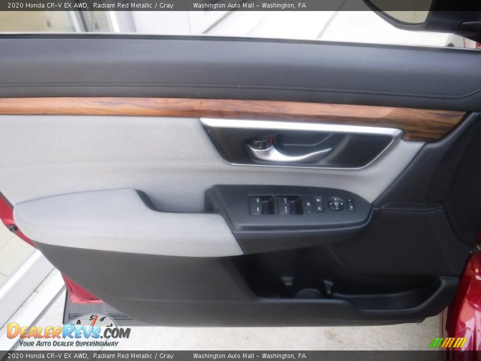 2020 Honda CR-V EX AWD Radiant Red Metallic / Gray Photo #13