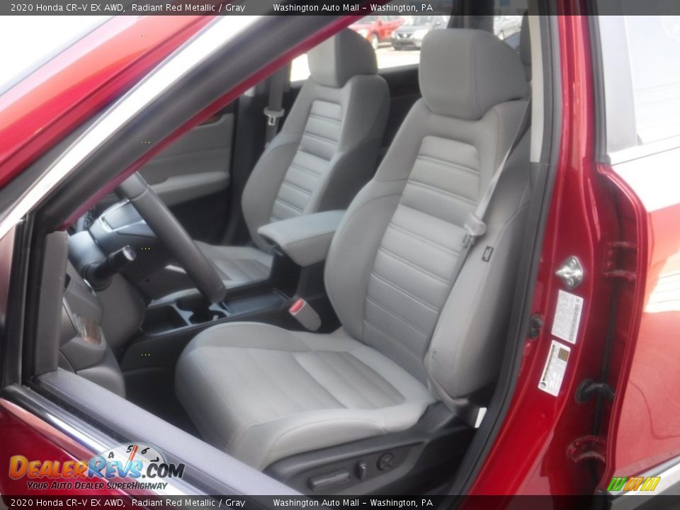 2020 Honda CR-V EX AWD Radiant Red Metallic / Gray Photo #15