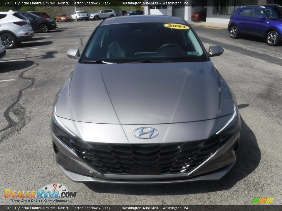 2021 Hyundai Elantra Limited Hybrid Electric Shadow / Black Photo #5