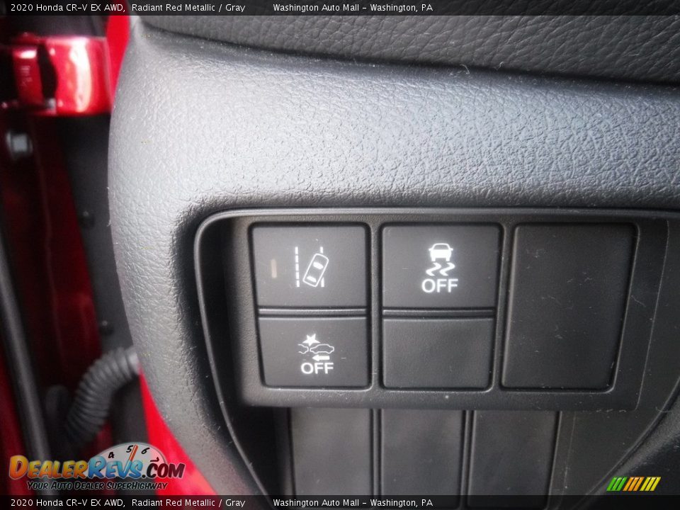 2020 Honda CR-V EX AWD Radiant Red Metallic / Gray Photo #17
