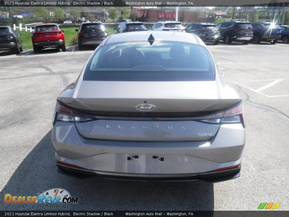 2021 Hyundai Elantra Limited Hybrid Electric Shadow / Black Photo #9