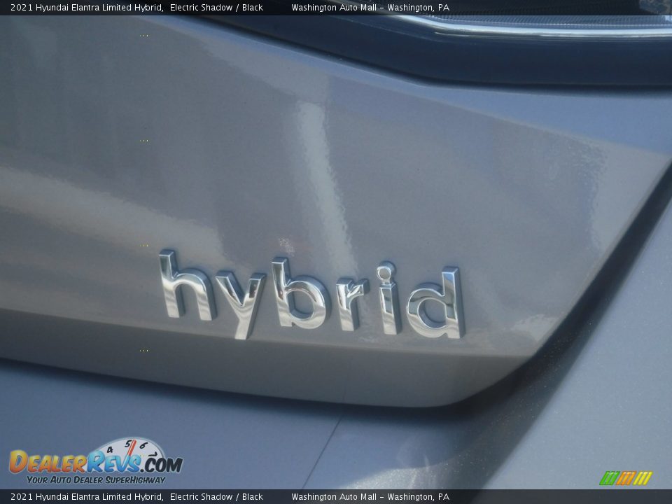 2021 Hyundai Elantra Limited Hybrid Electric Shadow / Black Photo #10
