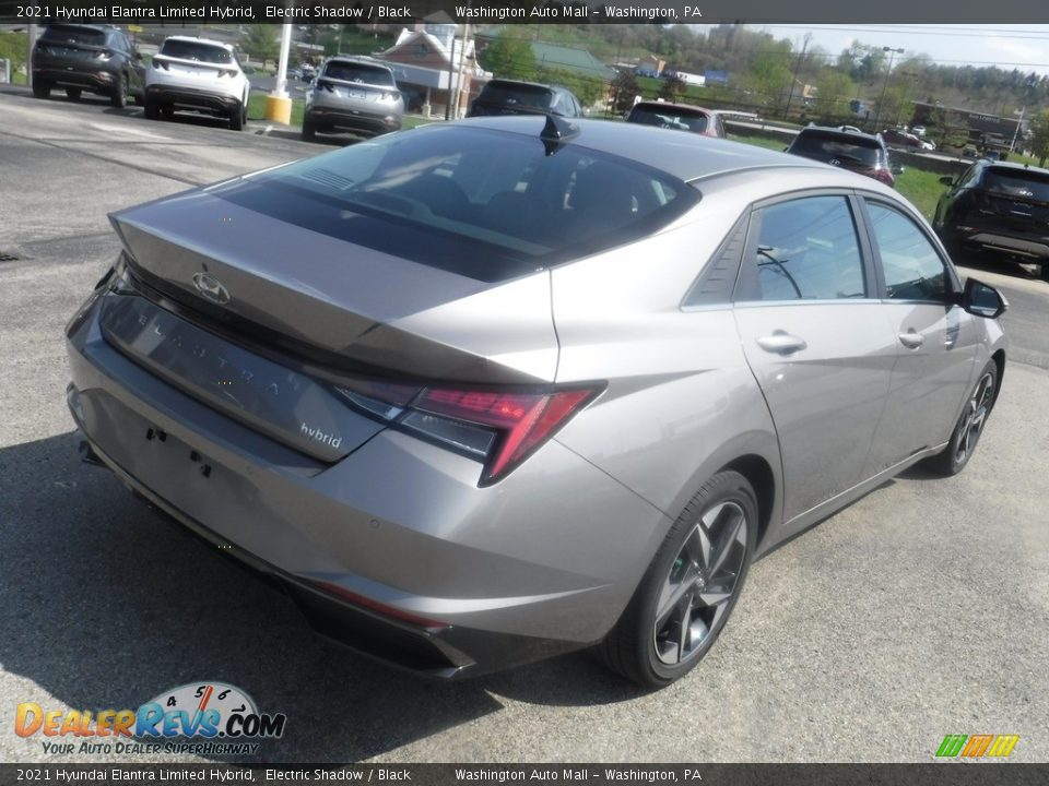 2021 Hyundai Elantra Limited Hybrid Electric Shadow / Black Photo #11