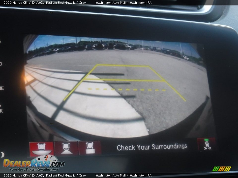 2020 Honda CR-V EX AWD Radiant Red Metallic / Gray Photo #22