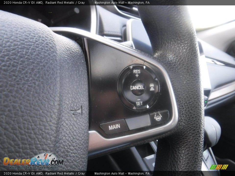 2020 Honda CR-V EX AWD Radiant Red Metallic / Gray Photo #28