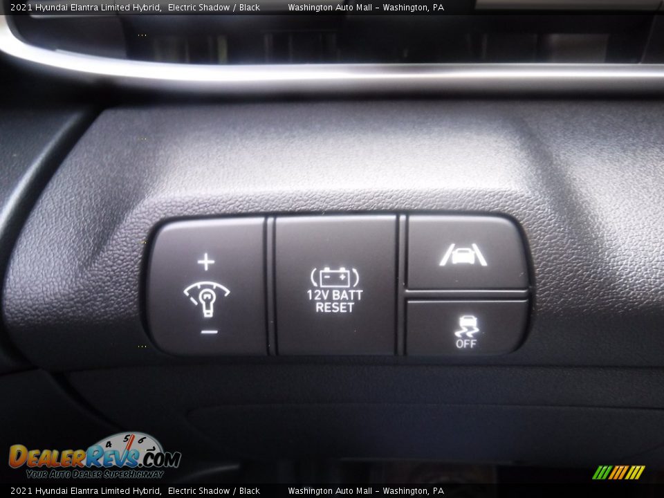 2021 Hyundai Elantra Limited Hybrid Electric Shadow / Black Photo #19