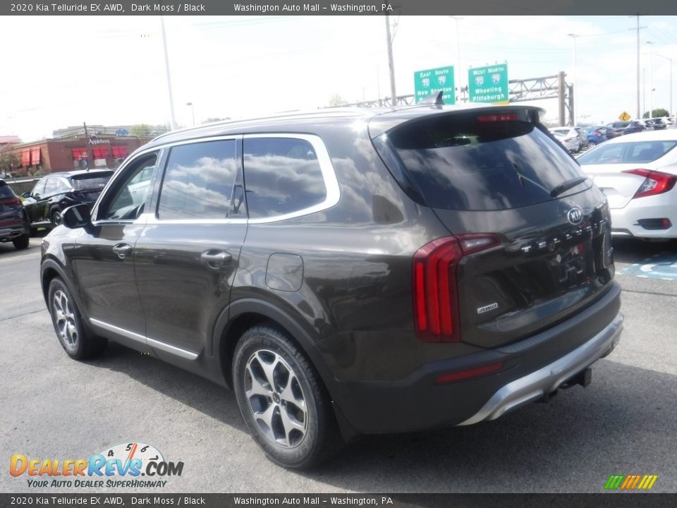 2020 Kia Telluride EX AWD Dark Moss / Black Photo #7