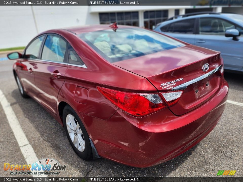 2013 Hyundai Sonata GLS Sparkling Ruby / Camel Photo #6