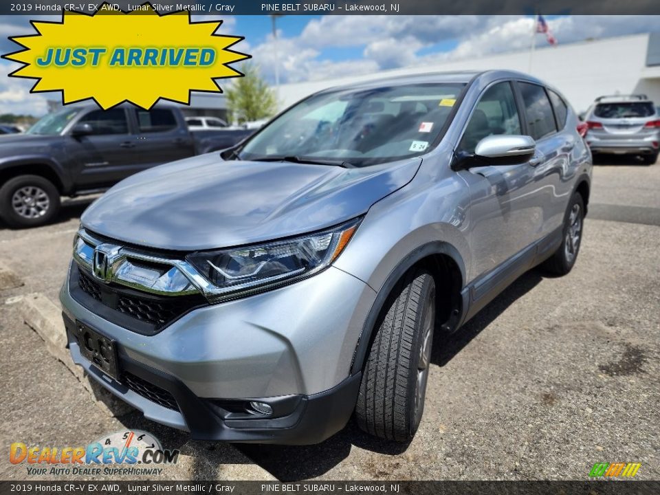 2019 Honda CR-V EX AWD Lunar Silver Metallic / Gray Photo #1