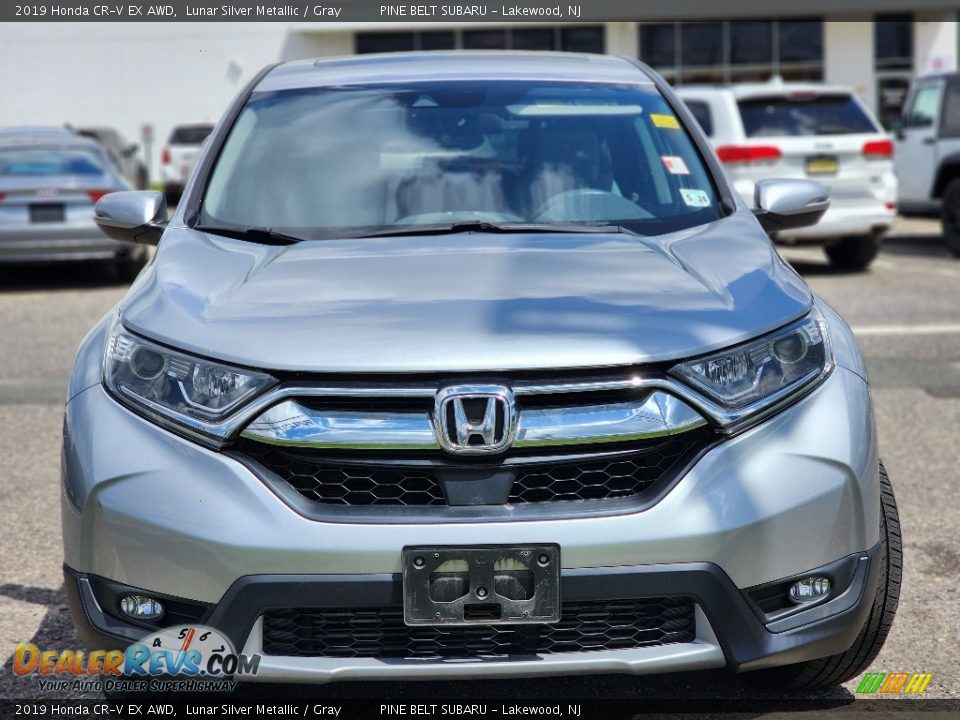 2019 Honda CR-V EX AWD Lunar Silver Metallic / Gray Photo #2