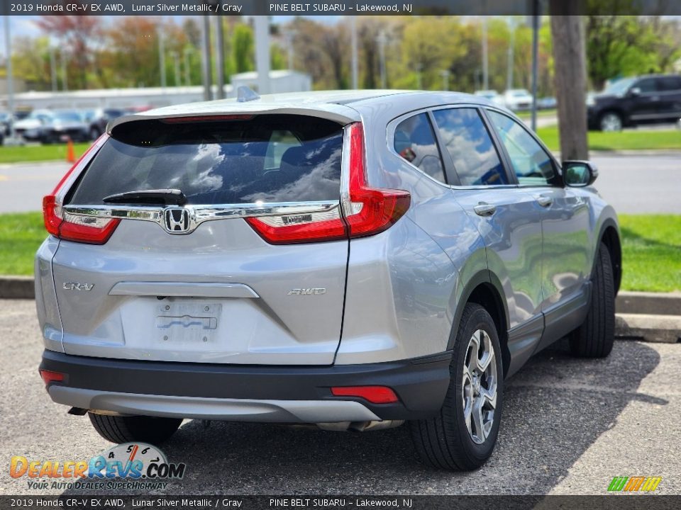 2019 Honda CR-V EX AWD Lunar Silver Metallic / Gray Photo #4