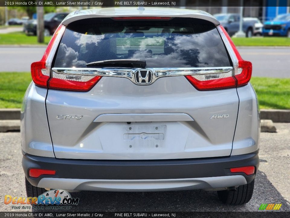 2019 Honda CR-V EX AWD Lunar Silver Metallic / Gray Photo #6