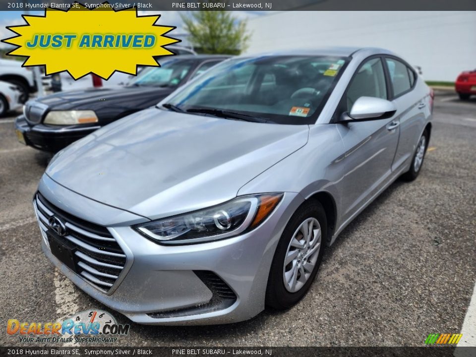 2018 Hyundai Elantra SE Symphony Silver / Black Photo #1