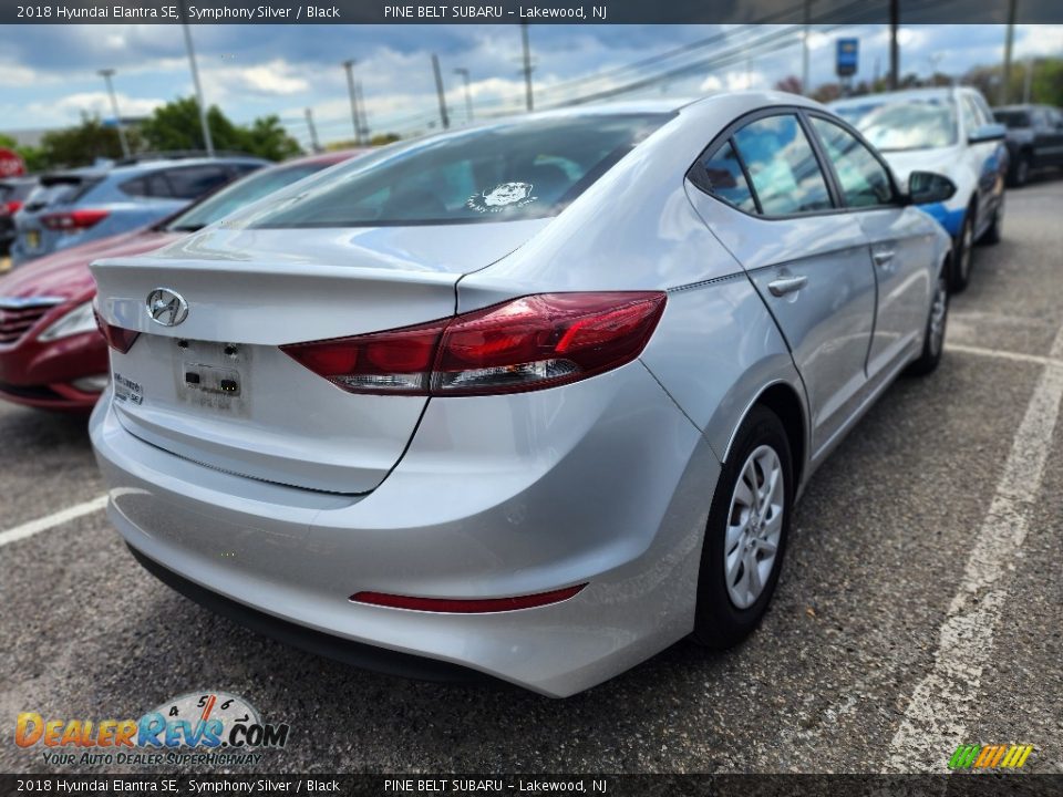 2018 Hyundai Elantra SE Symphony Silver / Black Photo #4