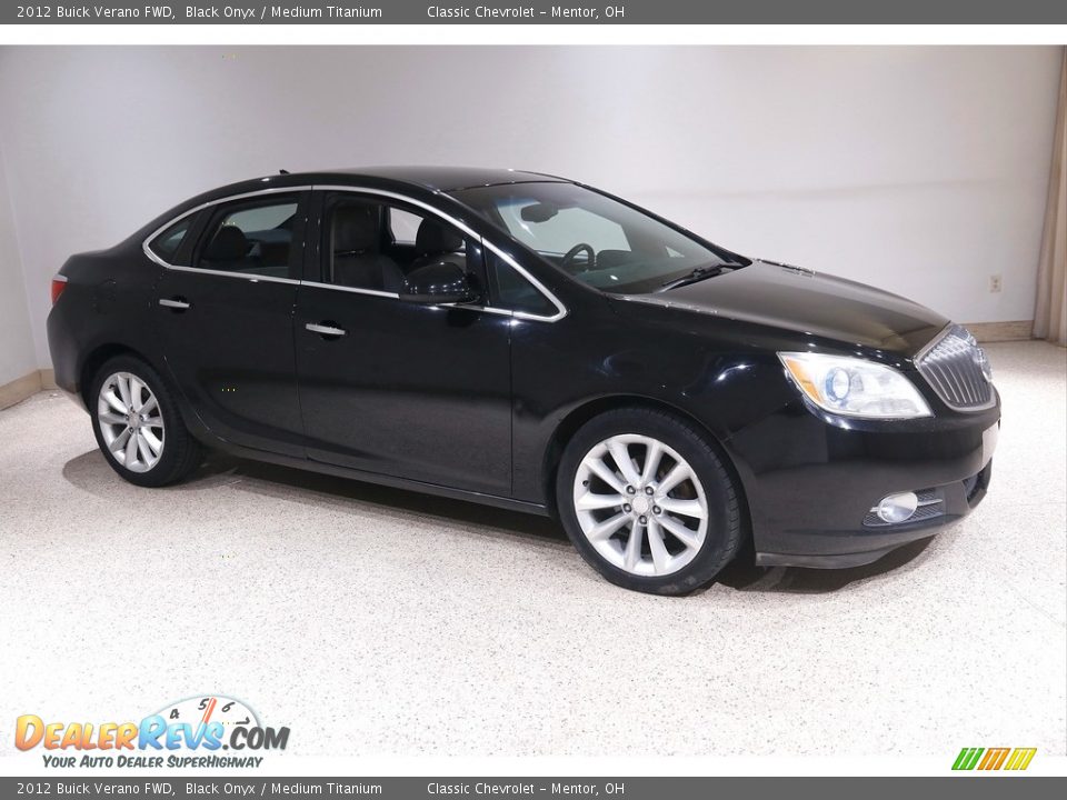 2012 Buick Verano FWD Black Onyx / Medium Titanium Photo #1