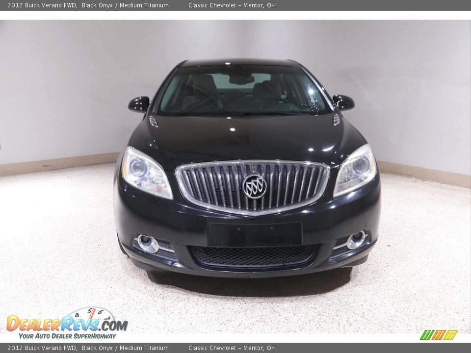 2012 Buick Verano FWD Black Onyx / Medium Titanium Photo #2