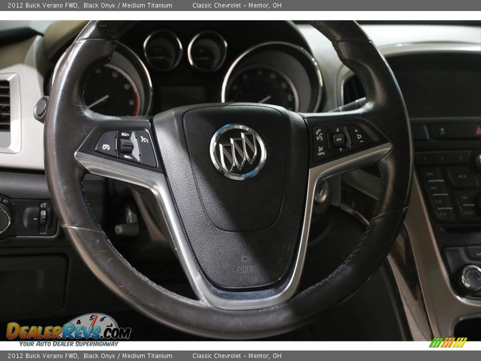 2012 Buick Verano FWD Black Onyx / Medium Titanium Photo #7